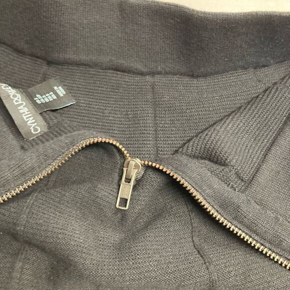 CYNTHIA ROWLEY Poodle Circle  Skirt Black Size Small‎ - Picture 3 of 7